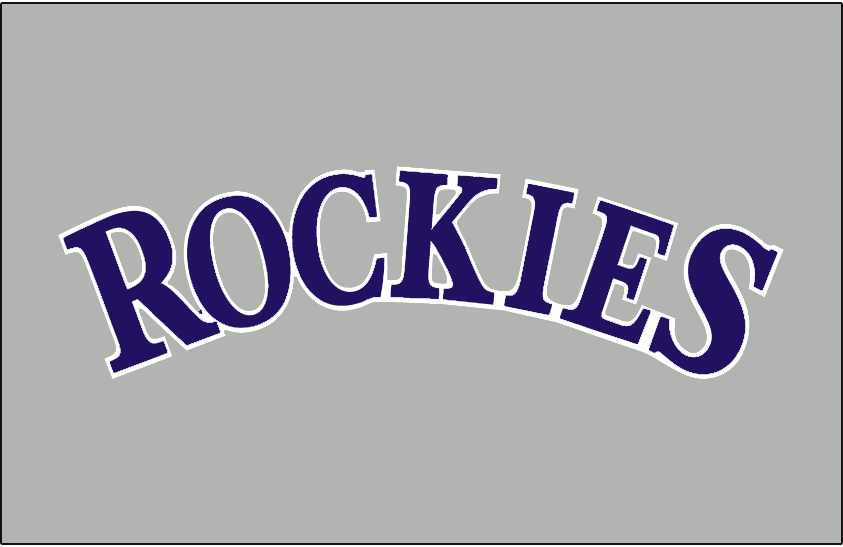 Colorado Rockies 1994-1999 Jersey Logo iron on transfers for fabric